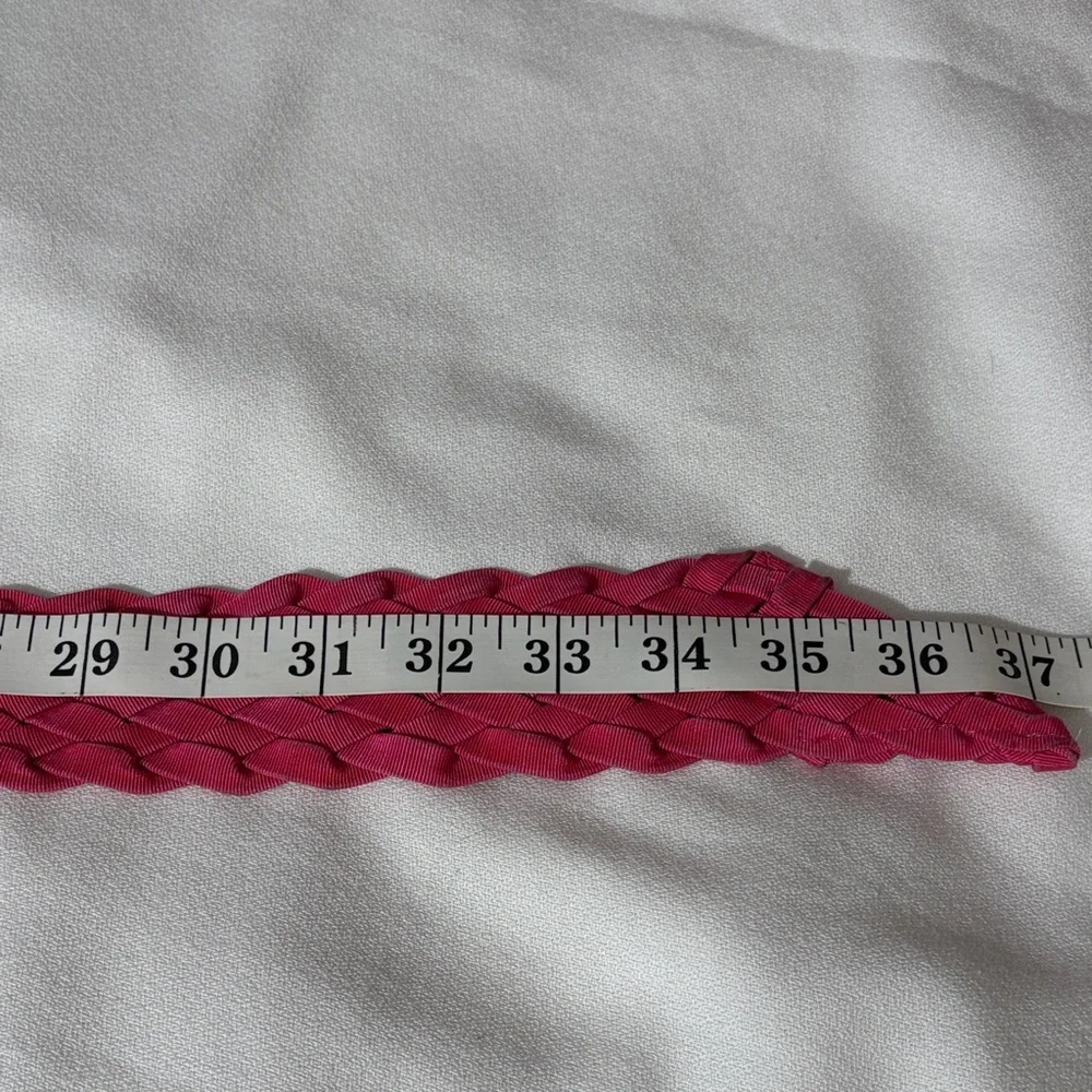 Pink Braided Belt
